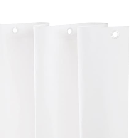 Kenney Mfg Lightweight PEVA Shower Curtain Liner, 70in W x 72in H, White, 2-Pack KN61430V1PK2